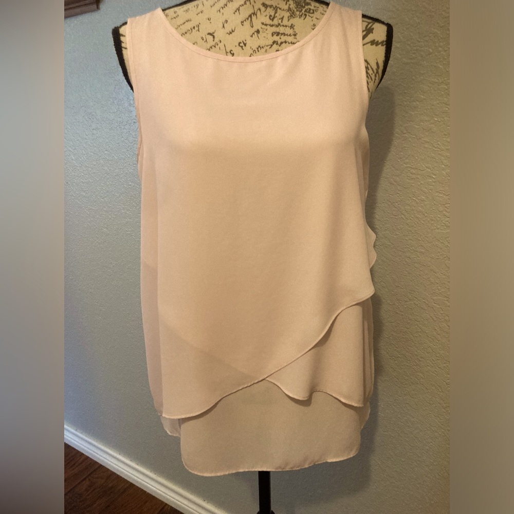 White House Black Market Pink Blouse